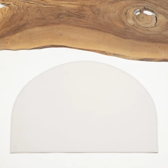 SOUS-MAINS PLAQUE DEMI-LUNE OXFORD - 62 x 42cm