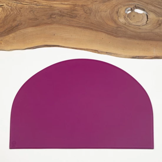 SOUS-MAINS PLAQUE DEMI-LUNE OXFORD - 62 x 42cm
