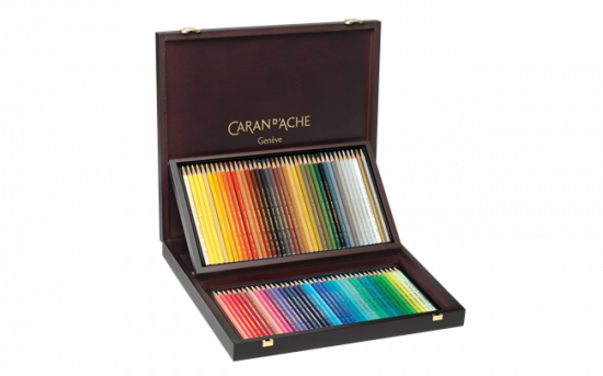 COFFRET EN BOIS 80 COULEURS PRISMALO AQUARELLE