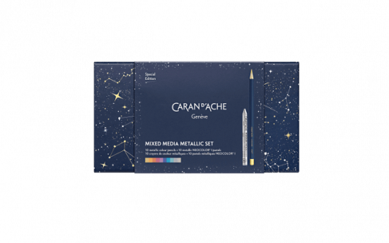 COFFRET ÉDITION LIMITÉE COSMIC BLUE MULTI-PRODUITS DE DESSIN