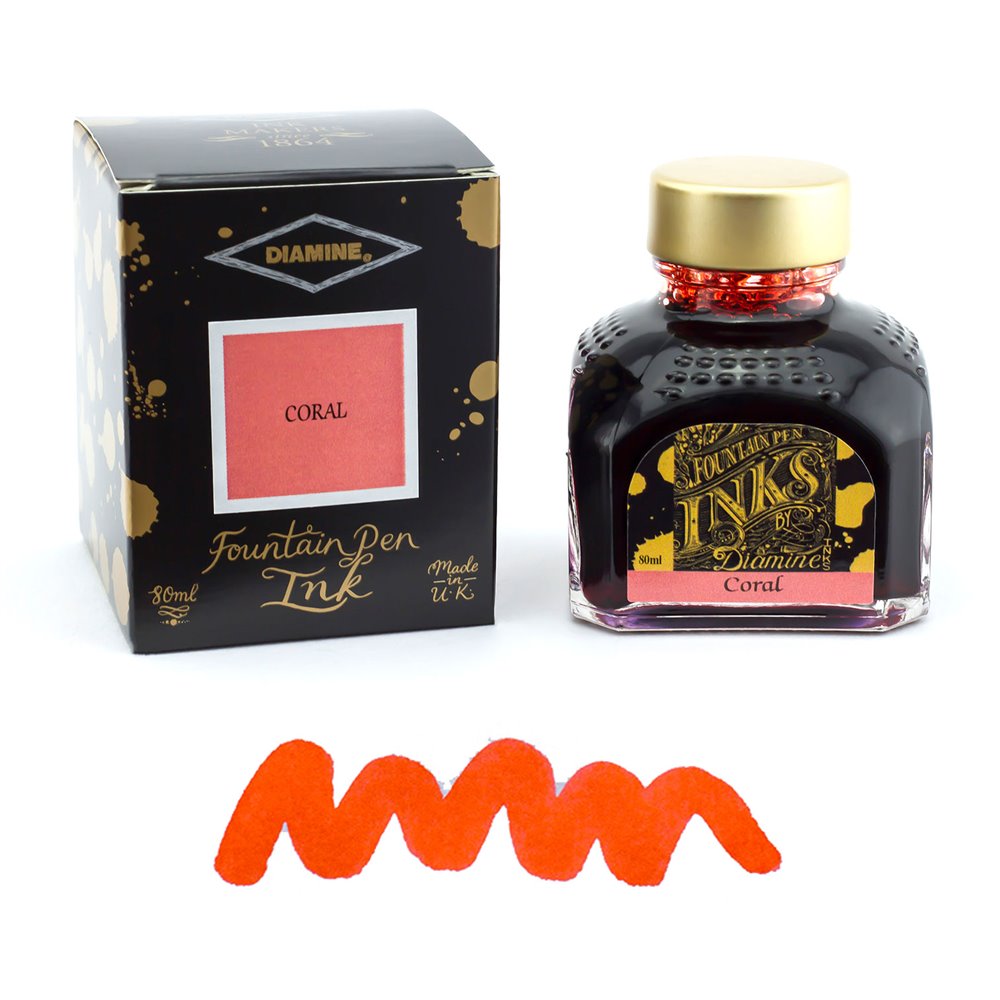Encre Diamine Shimmer 50 Ml – Mystique – Encre Scintillante Or/Argent Pour Stylo Plume & Calligraphie