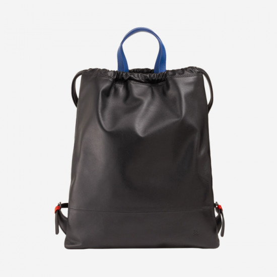 LINOSA SAC À DOS CUIR NAPPA NOIR