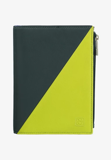 COUVERTURE AGENDA CUIR OU CARNET / PORTE-PASSEPORT - BARBADOS VERT