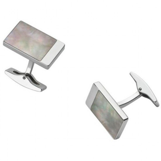 Boutons De Manchette S.T. Dupont Réversibles - Noir Laqué / Argent - Coffret Cadeau élégant