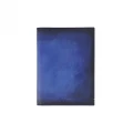 PROTÈGE CAHIER A5 EN CUIR TANNÉ ATELIER BLEU