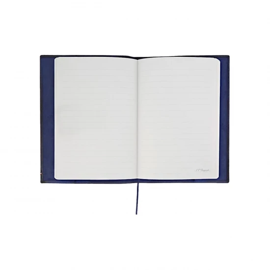 PROTÈGE CAHIER A5 EN CUIR TANNÉ ATELIER BLEU