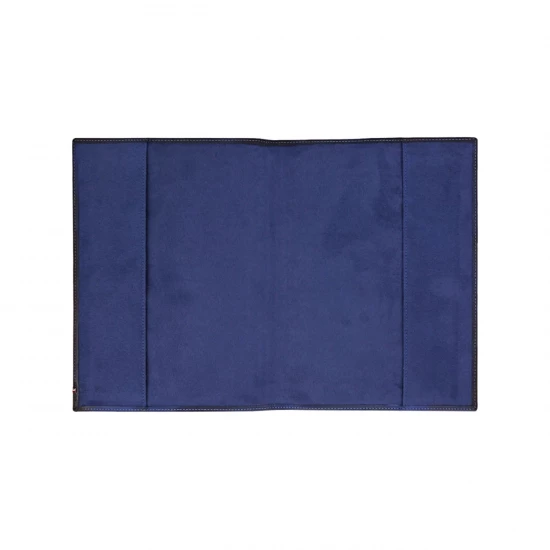 PROTÈGE CAHIER A5 EN CUIR TANNÉ ATELIER BLEU