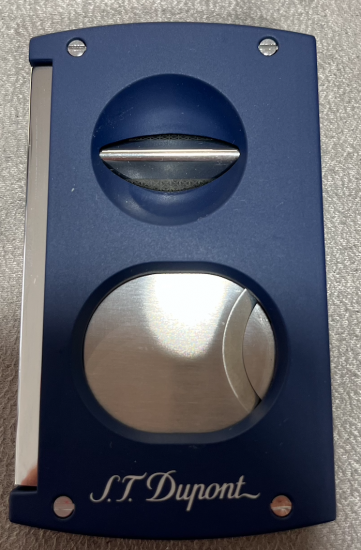 COUPE CIGARE ÉDITION LIMITÉE DOUBLE LAME BLEU MAT