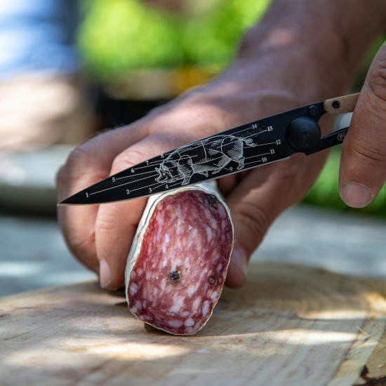 COUTEAUX 37g MANCHE EN BOIS D'OLIVIER