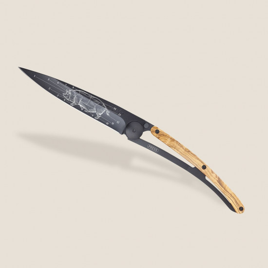 COUTEAUX 37g MANCHE EN BOIS D'OLIVIER