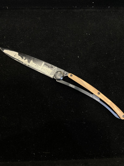 COUTEAUX 37g MANCHE EN BOIS D'OLIVIER