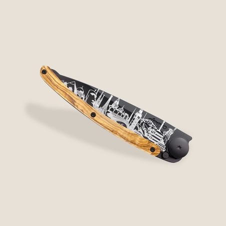 COUTEAUX 37g MANCHE EN BOIS D'OLIVIER