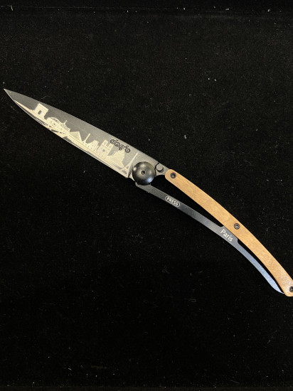 COUTEAUX 37g MANCHE EN BOIS D'OLIVIER