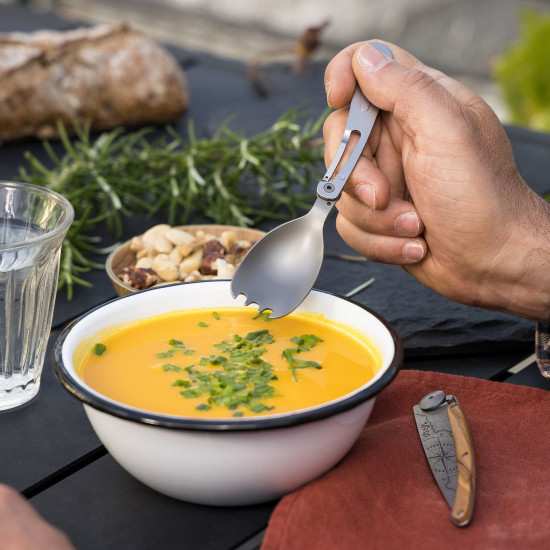 CUICHETTE SPORK A FIXER SUR LE COUTEAU