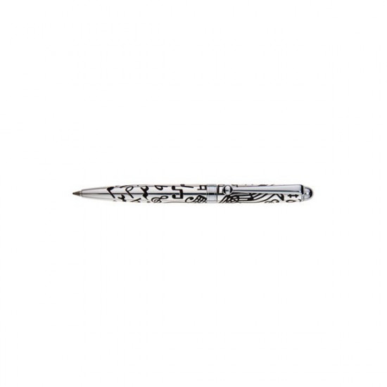 MINI STYLO CHROME AVEC MOTIFS BILLE