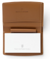COUVERTURE POUR MINI BLOC-NOTES CUIR EPSOM COGNAC