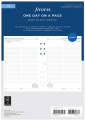RECHARGE ORGANISEUR 1 JOUR PAR PAGE - MULTILINGUE - A5 21cm