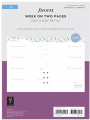 RECHARGE ORGANISEUR SEMAINE SUR 2 PAGES GARDEN - A5 21cm