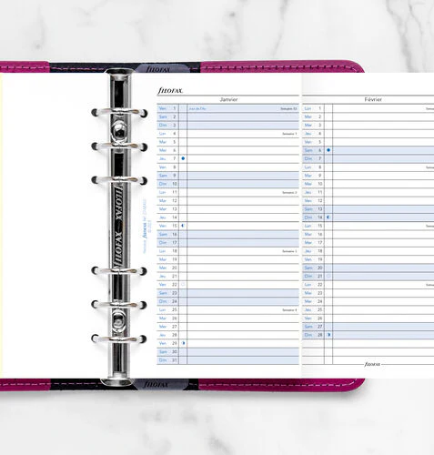 RECHARGE ORGANISEUR PLANNING - PERSONAL 17cm