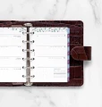 RECHARGE ORGANISEUR SEMAINE SUR 2 PAGES HORIZONTAL SANS HEURES GARDEN - POCKET 12cm
