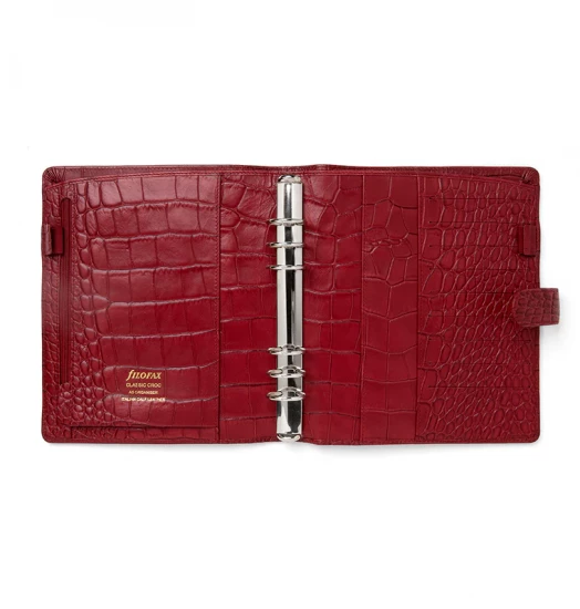ORGANISEUR CLASSIC CROC - A5 21cm
