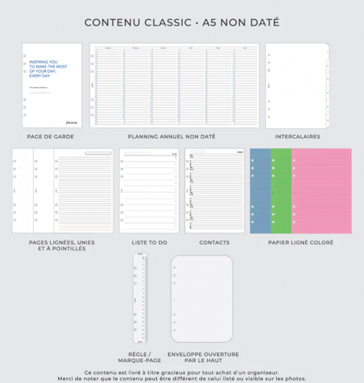 ORGANISEUR METROPOL - POCKET 12cm