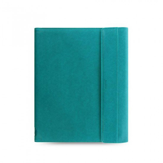 SAFFIANO CONFÉRENCIER A4 BLEU AQUA