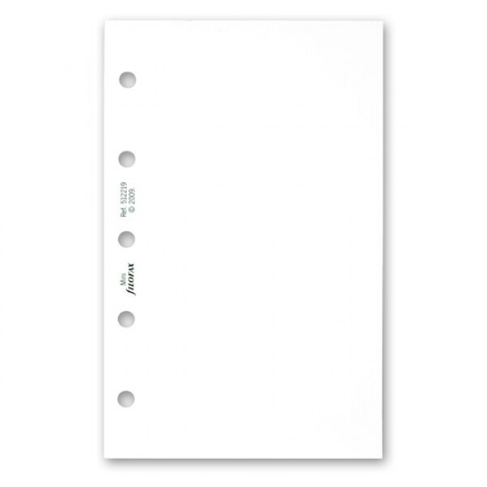 BLOC NOTES UNI BLANC MINI - 10cm