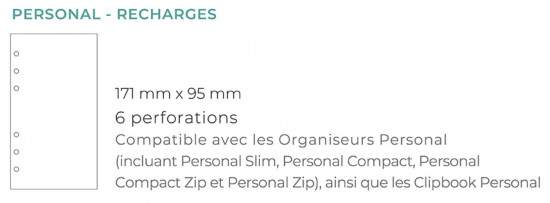 ORGANISEUR THE ORIGINAL - PERSONAL 17cm