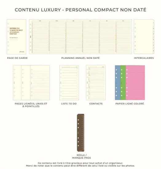 ORGANISEUR LOCKWOOD - PERSONAL SLIM 17cm