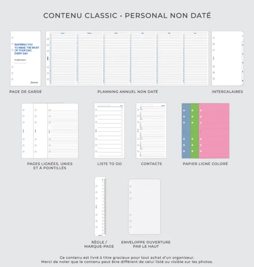 ORGANISEUR THE ORIGINAL - PERSONAL 17cm