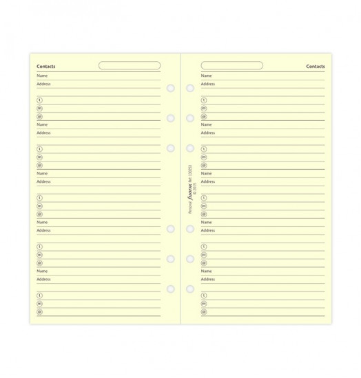 CONTACTS COTON - PERSONAL 17cm
