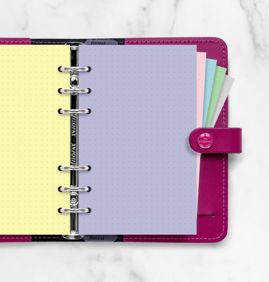 FEUILLES LIGNEES PASTEL - PERSONAL 17cm