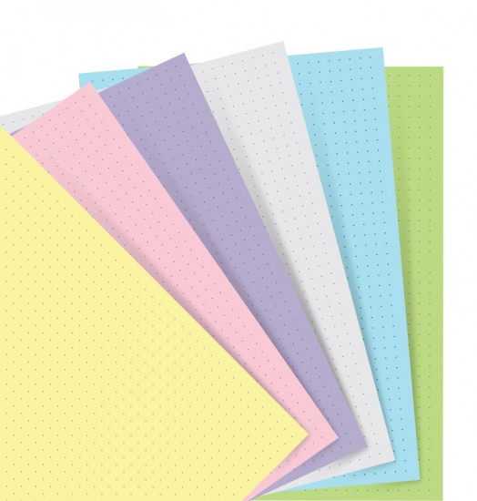FEUILLES LIGNEES PASTEL - PERSONAL 17cm