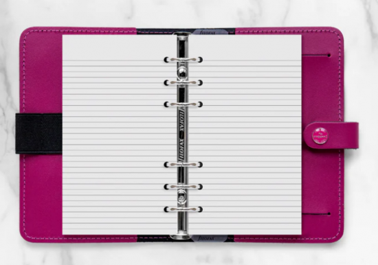 BLOC NOTES FEUILLES LIGNEES - PERSONAL 17cm