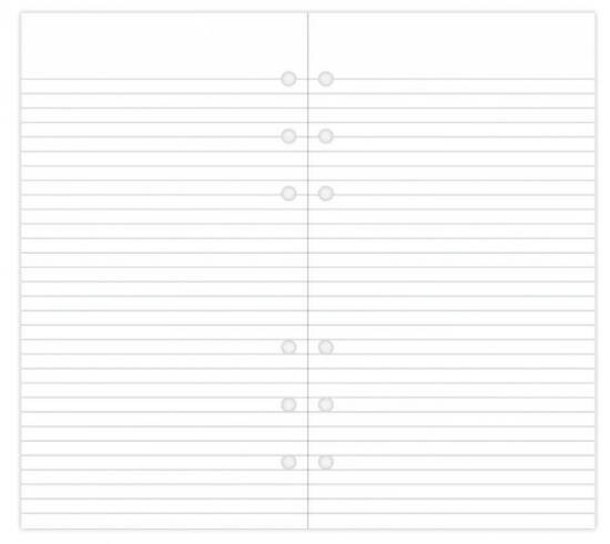 BLOC NOTES FEUILLES LIGNEES - PERSONAL 17cm