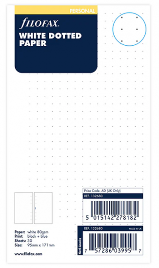 FEUILLES POINTILLEES - PERSONAL 17cm