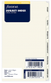 INDEX SUJETS ANGLAIS - PERSONAL 17cm