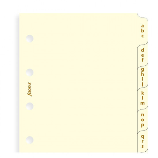 INDEX A-Z COTON - PERSONAL 17cm