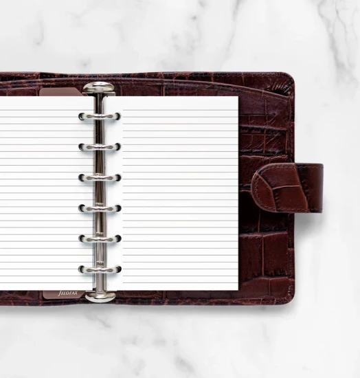BLOC FEUILLES LIGNEES - POCKET 12cm