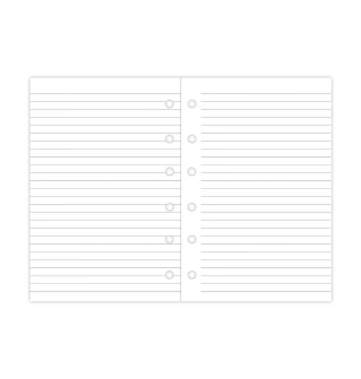BLOC FEUILLES LIGNEES - POCKET 12cm