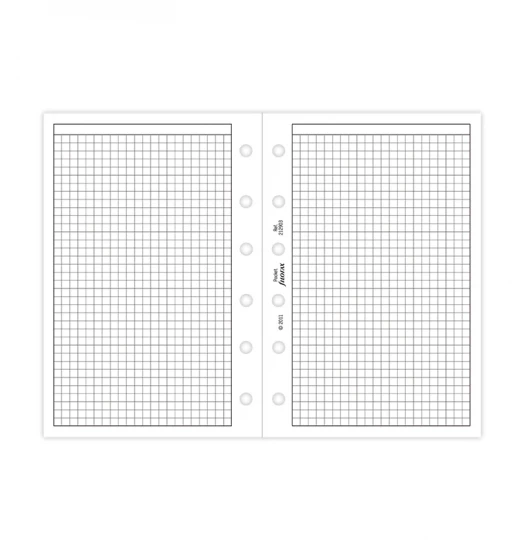 FEUILLES QUADRILLEES - POCKET 12cm