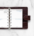 2 JOURS PAR PAGE BLANC MULTILINGUE POCKET 12cm