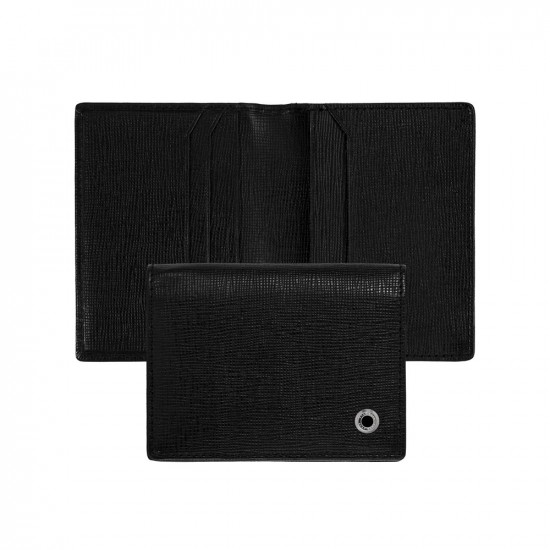 TRADITION NOIR PORTE-CARTES 4CC AVEC SOUFFLET