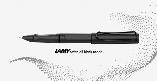 LAMY x NEO.LAB CARNET CONNECTÉ SAFARI ALL BLACK NCODE