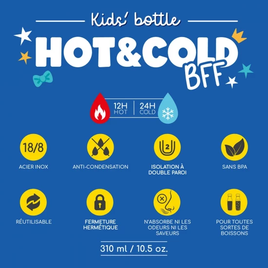 GOURDE THERMIQUE - HOT&COLD BFF - PINGUOIN