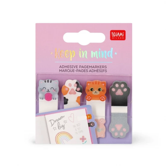 MARQUE-PAGES ADHESIFS - KEEP IN MIND KITTY