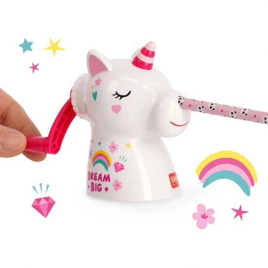 TAILLE CRAYONS À MANIVELLE LICORNE