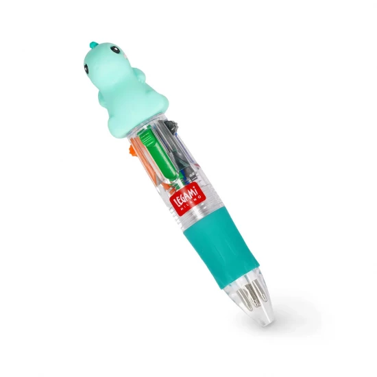 MINI STYLO À BILLE 4 COULEURS DINOSAURE - MINI MAGIC RAINBOW