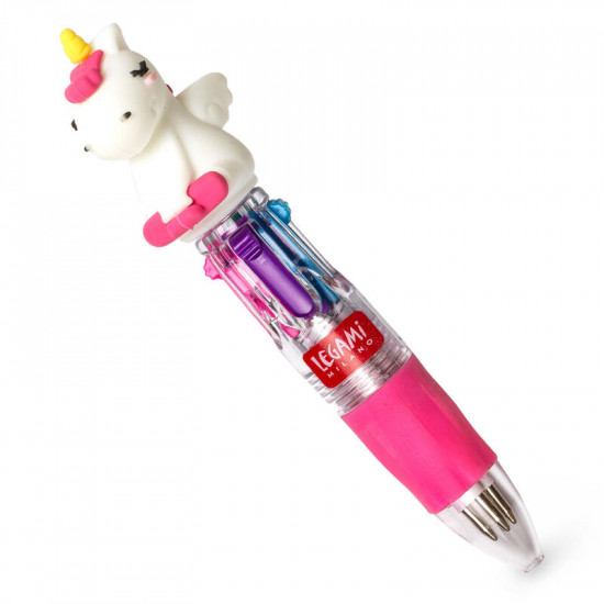 MINI STYLO À BILLE 4 COULEURS LICORNE - MINI MAGIC RAINBOW